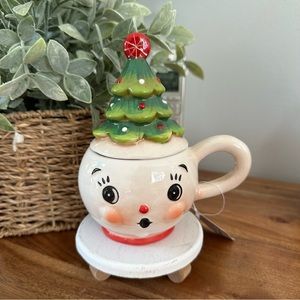 Johanna Parker Mini Christmas Tree Mug w/Topper